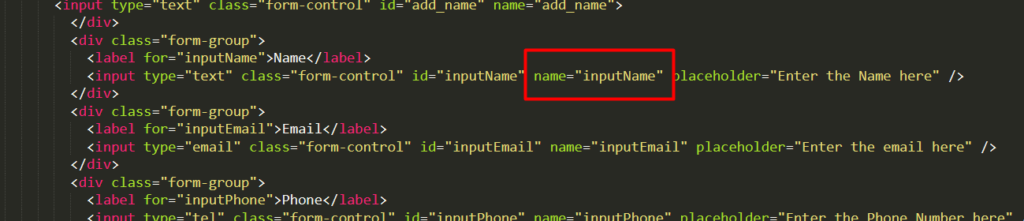 Modal form validation